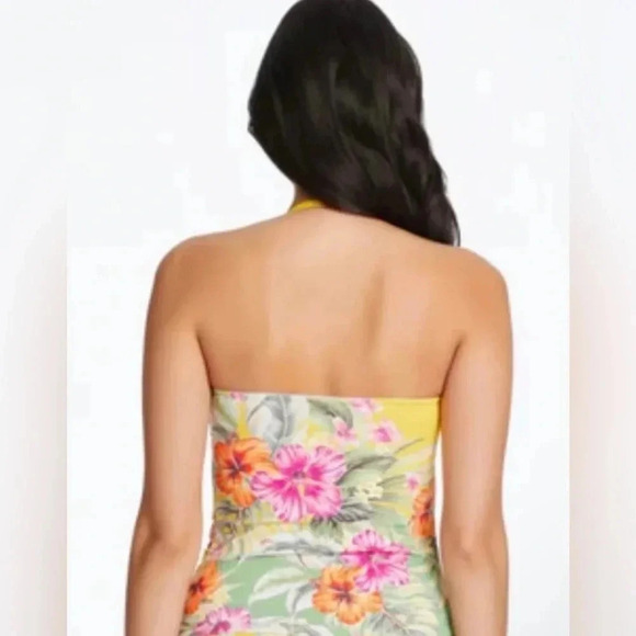 Bleu Rod Beattie  Paradiso Bandeau Tankini Top and Sarong Hipster Bottom - Picture 7 of 13